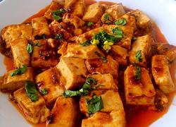 鱼子酱香辣豆腐