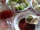翡翠饺子(韭菜猪肉馅)的做法[图]