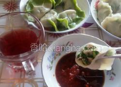 翡翠饺子(韭菜猪肉馅)