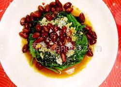 陈醋菠菜花生米