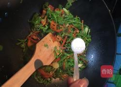 青椒炒肉丝的做法图解8