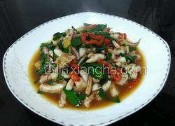 大蒜炒鱿鱼须