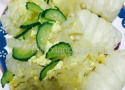 翡翠黄金耳（银耳鸡蛋黄瓜）