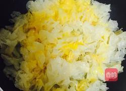 翡翠黄金耳（银耳鸡蛋黄瓜）的做法图解2
