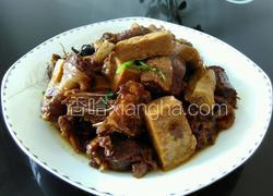 冻白干烧老鹅