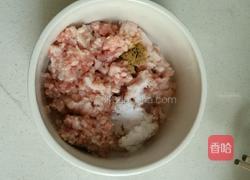 西兰花蒸肉圆的做法图解2