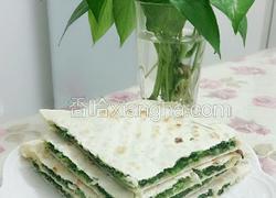 菠菜鸡蛋饼