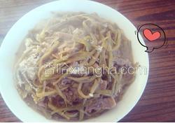 豆角丝炖肉