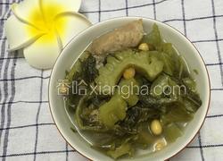 客家排骨咸菜苦瓜煲