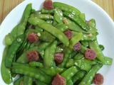 荷兰豆炒腊肠