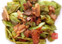 豆角炖肉的做法图解4