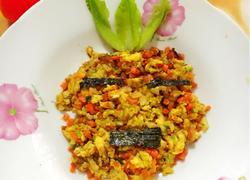 虾皮胡萝卜鸡蛋碎（宝宝高钙高蛋白食谱）