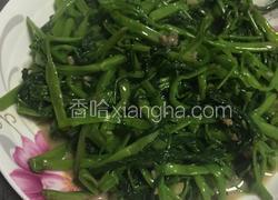 腐乳炒通菜