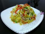 包菜炒肉丝