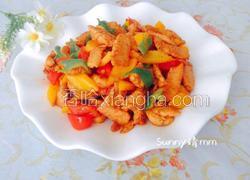 彩椒炒鸡肉片