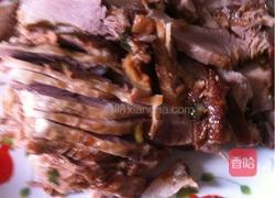 卤味猪蹄炒青椒的做法图解1