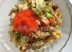 生鱼片拌饭