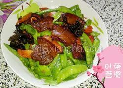 荷兰豆炒肉片