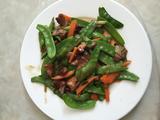 荷兰豆炒醋肉