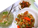 虾仁豌豆粒炒饭
