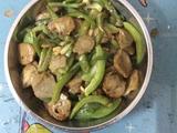 客家肉丸炒青椒