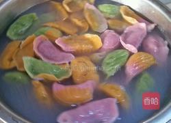 彩色饺子的做法图解6