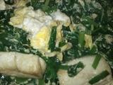 韭菜鸡蛋烧豆腐的做法[图]