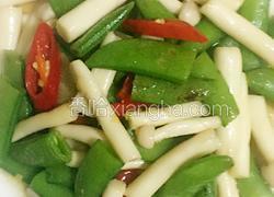 斋炒海鲜菇甜豆