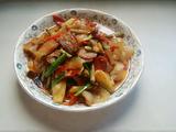 老坛泡菜炒肉片