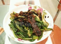 罐头豆鼓鲮鱼炒芥菜