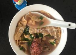 三鲜红菇腐竹汤
