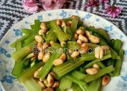 凉拌芹菜花生米