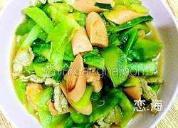 莴苣火腿炒肉