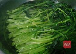 凉拌菠菜的做法图解3