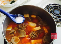 番茄豆腐牛肉的做法图解7