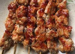 电饼铛烤鸡肉串