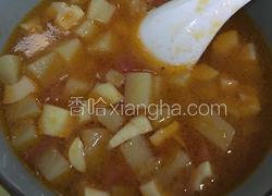 西红柿土豆咸笋汤
