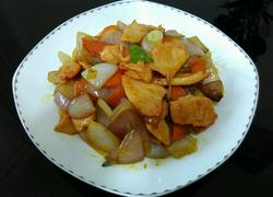 洋葱炒里脊肉
