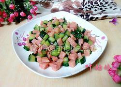 火腿肠炒青瓜