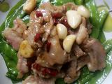 荷兰豆炒野猪肉