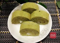 抹茶蛋糕卷的做法图解14