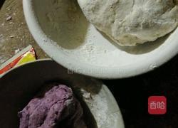 紫薯馒头的做法图解4