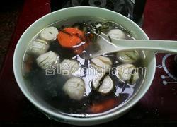 肉丸紫菜胡萝卜汤
