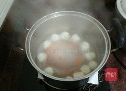 肉丸紫菜胡萝卜汤的做法图解6