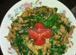 蒲公英炒肉