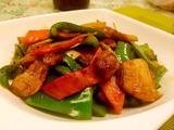 青椒胡萝卜烧肉