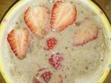 草莓红豆西米露