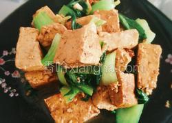 豆腐烧油菜