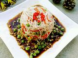 蒜香青豆拌金针菇
