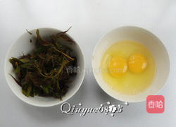 香椿炒鸡蛋的做法图解1